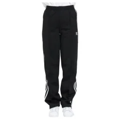 Schwarze Trikot-Hose mit 3 Streifen