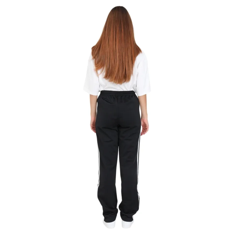 Schwarze Trikot-Hose mit 3 Streifen