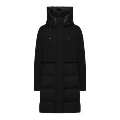 Schwarze Wintermäntel
