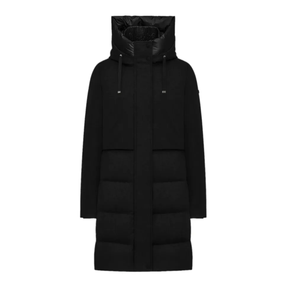 Schwarze Wintermäntel