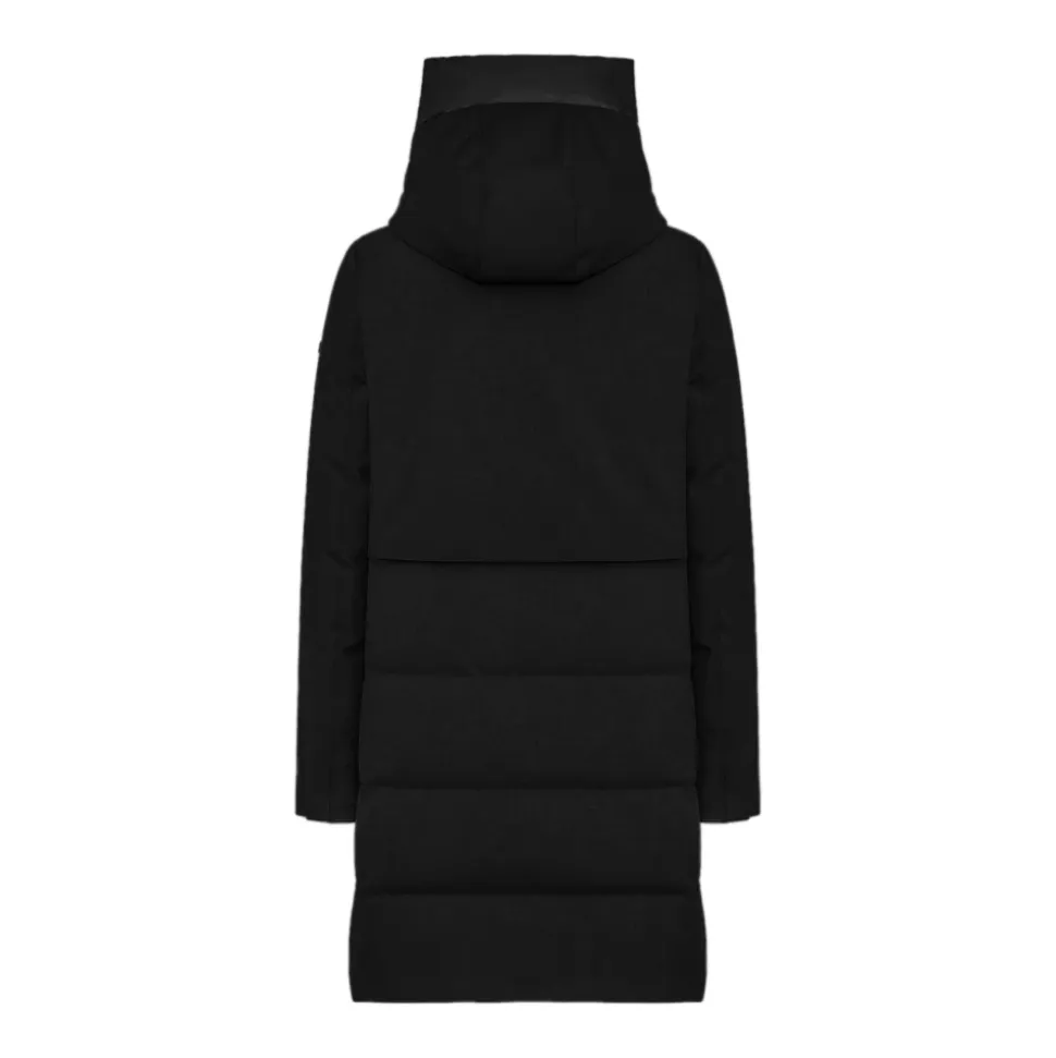 Schwarze Wintermäntel