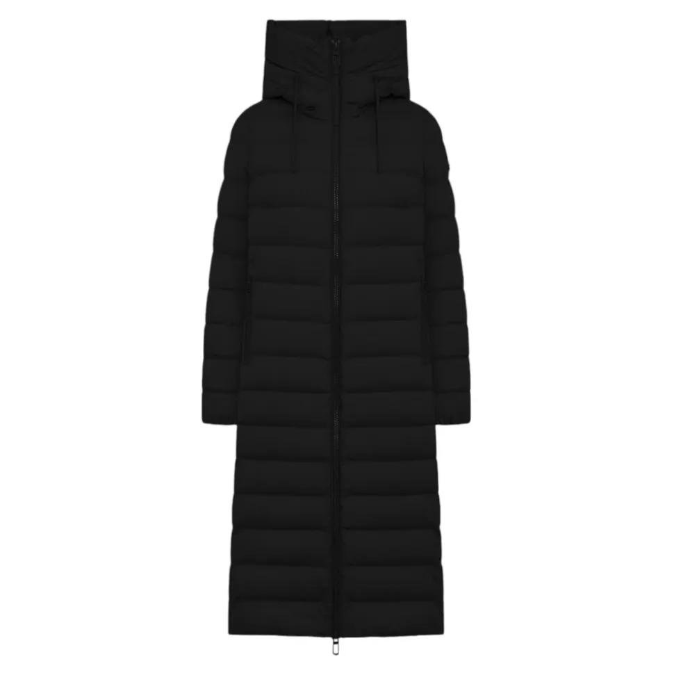 Schwarzer Langer Wintermantel Licosa 2.0