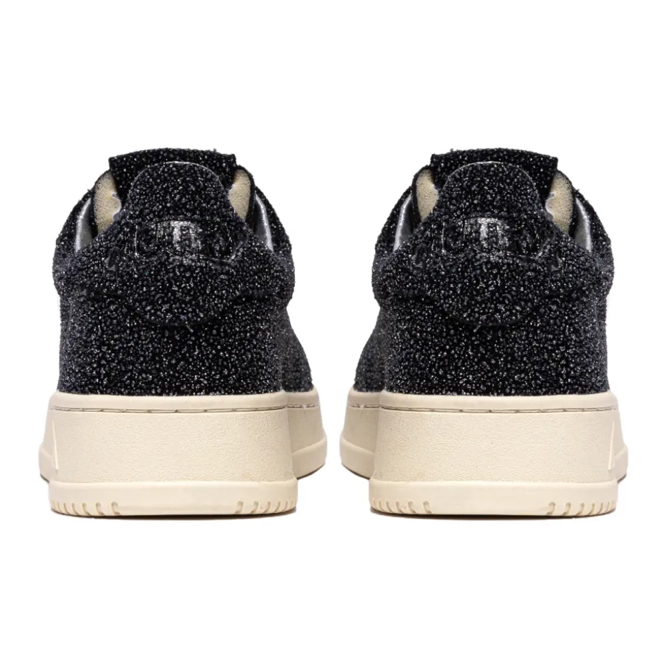 Schwarzer Sneaker mit Strass Dallas Modell