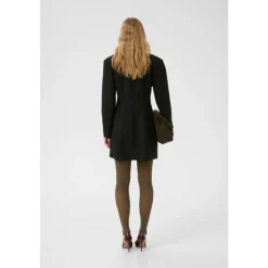 Schwarzes Blazer-Kleid mit Edgy Silhouette