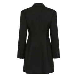 Schwarzes Blazer-Kleid mit Edgy Silhouette