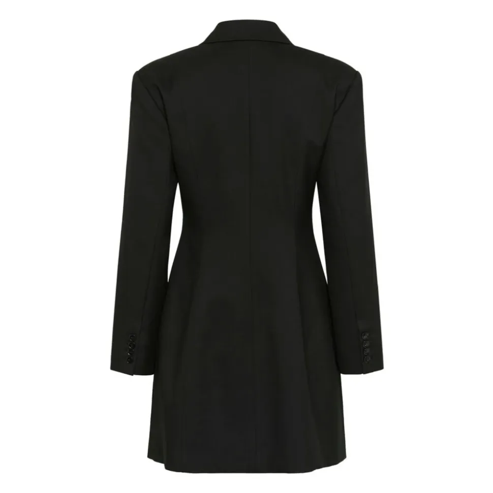 Schwarzes Blazer-Kleid mit Edgy Silhouette