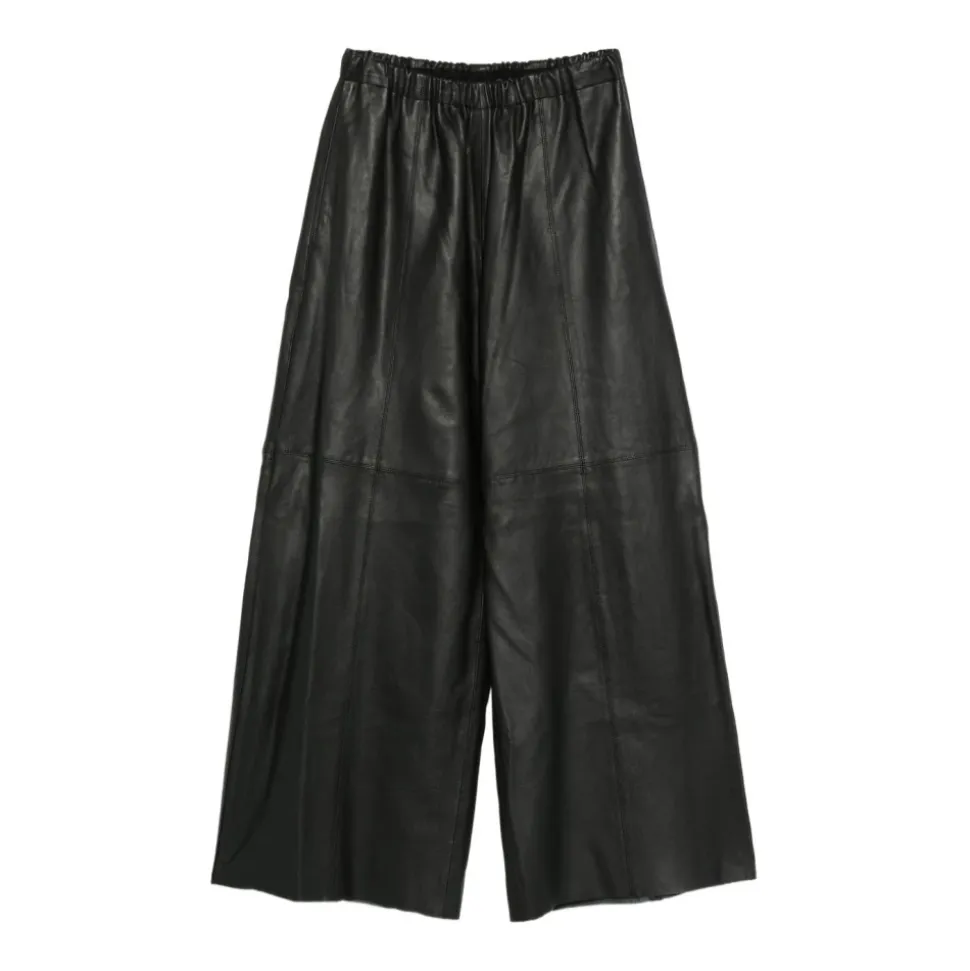 Seide & Nylon Schwarze Hose