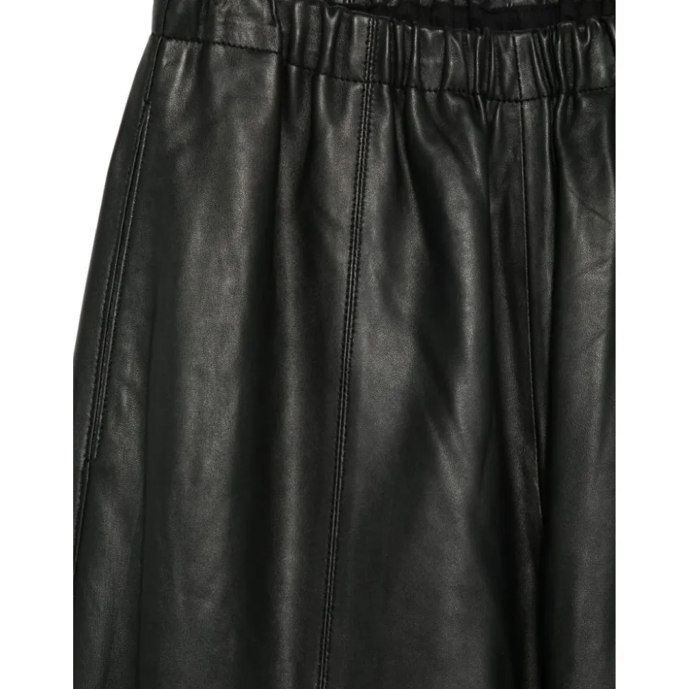 Seide & Nylon Schwarze Hose