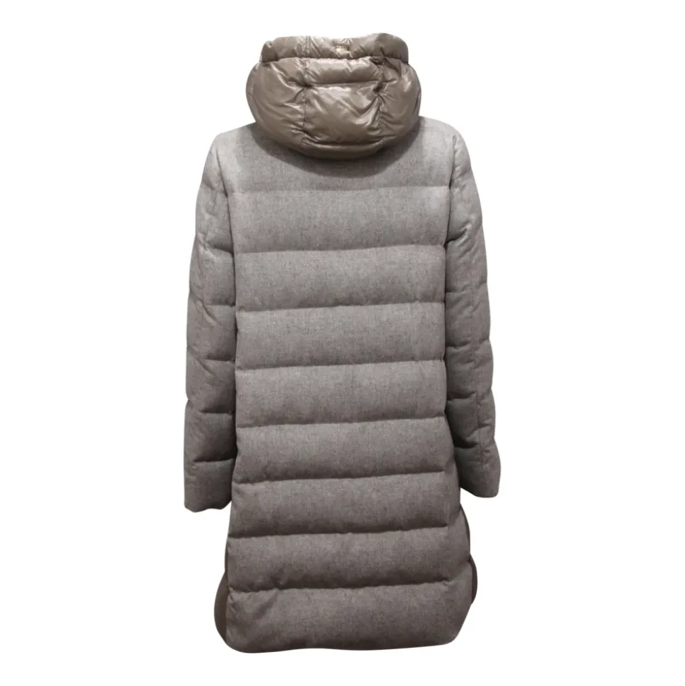 Seide/Kaschmir Halb Mantel Jacke