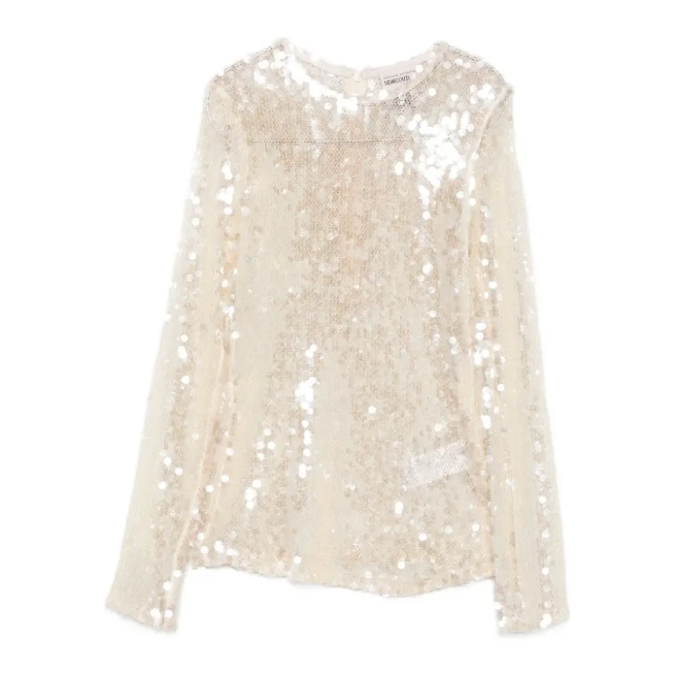 Semicouture Sweaters Weiß