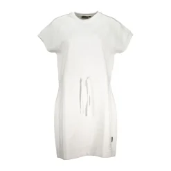Short Sleeve Drawstring Dress