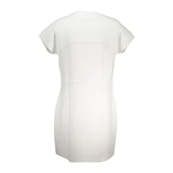 Short Sleeve Drawstring Dress