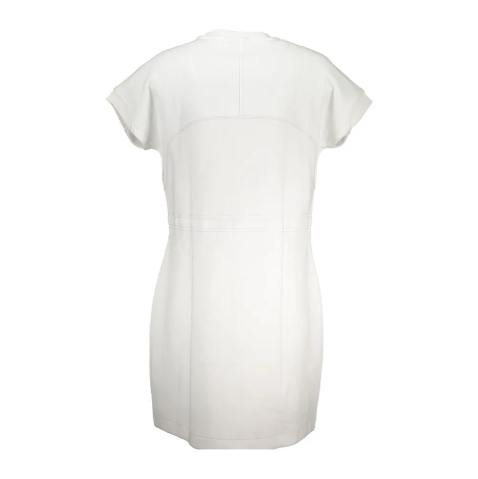 Short Sleeve Drawstring Dress