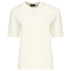 Silikon Logo Patch Baumwoll-T-Shirt