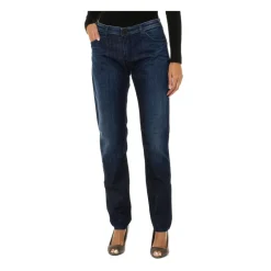 Slim Fit Denim Jeans mit Ledestreifen