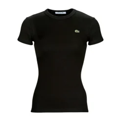 Slim Fit T-Shirt aus gerippter Baumwolle