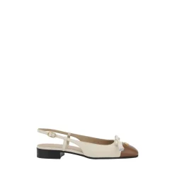 Slingback Ballerinas mit Schleife