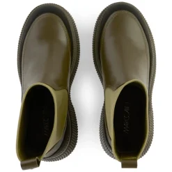 Slip-on Materialmix Stiefeletten