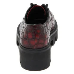 Slip-On Schuhe mit Krokodil-Print