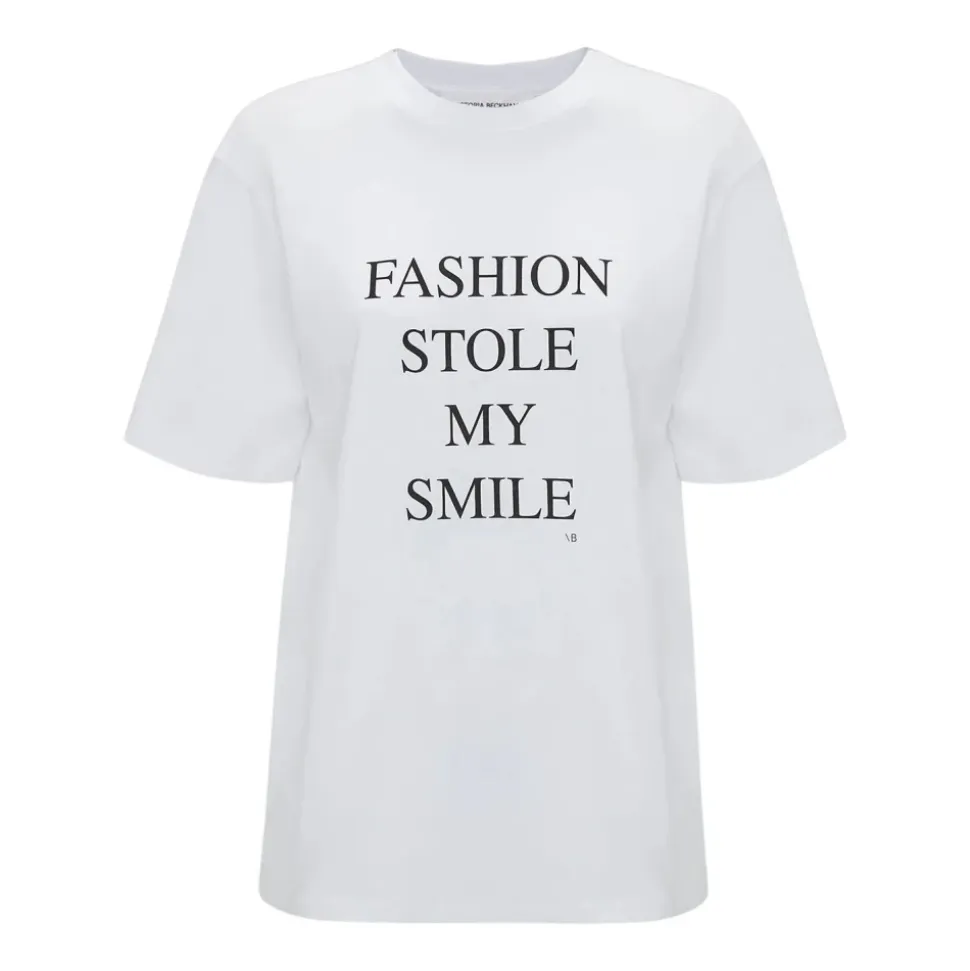 Slogan Tee Fashion Stole My Smile
