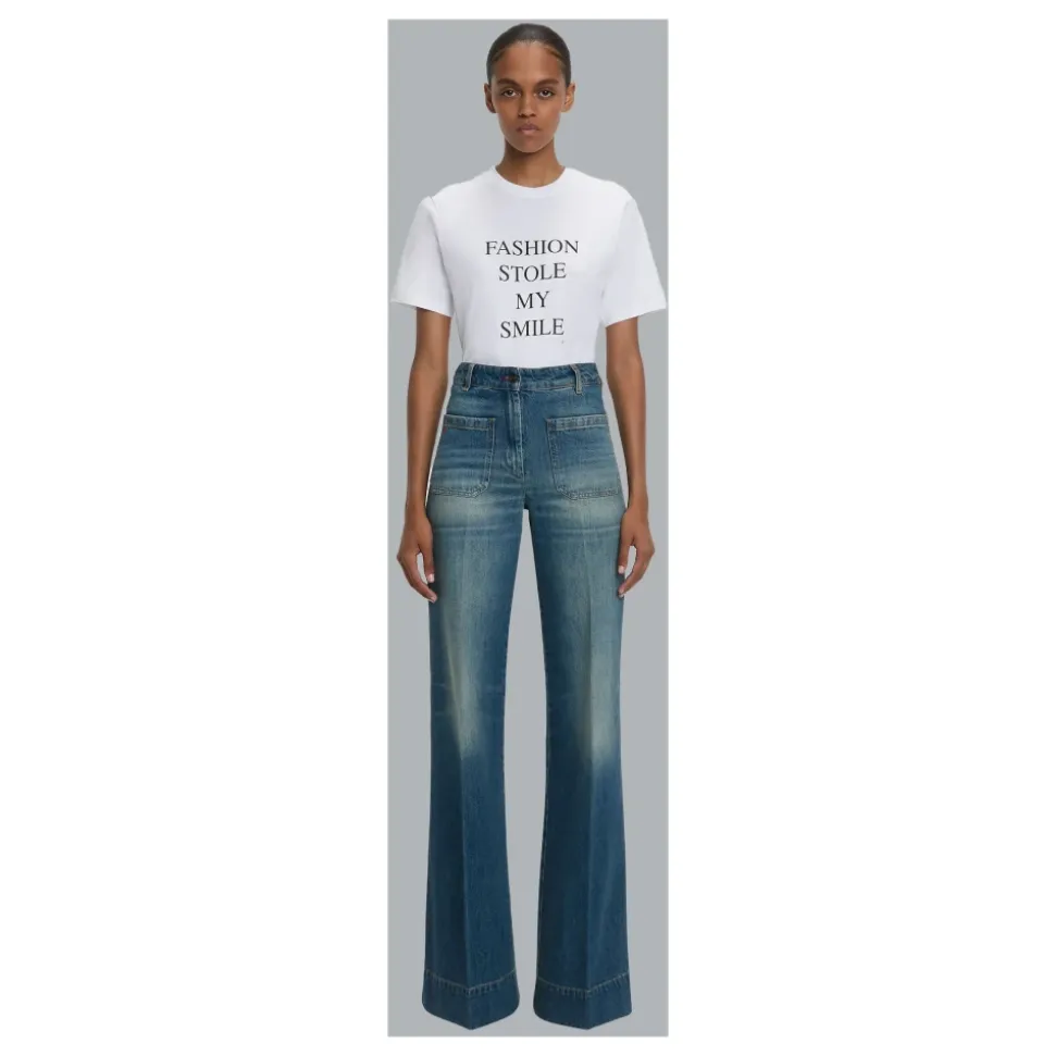 Slogan Tee Fashion Stole My Smile