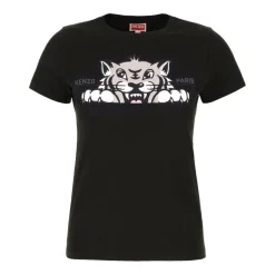 Smiling Tiger T-Shirt mit Rundhalsausschnitt