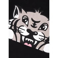 Smiling Tiger T-Shirt mit Rundhalsausschnitt