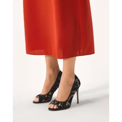 Spitze Peeptoe-Pumps
