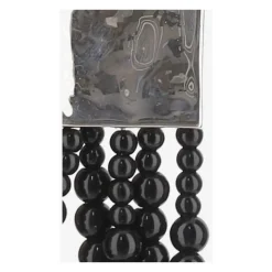 Sterling Silber Onyx Perle Ohrring