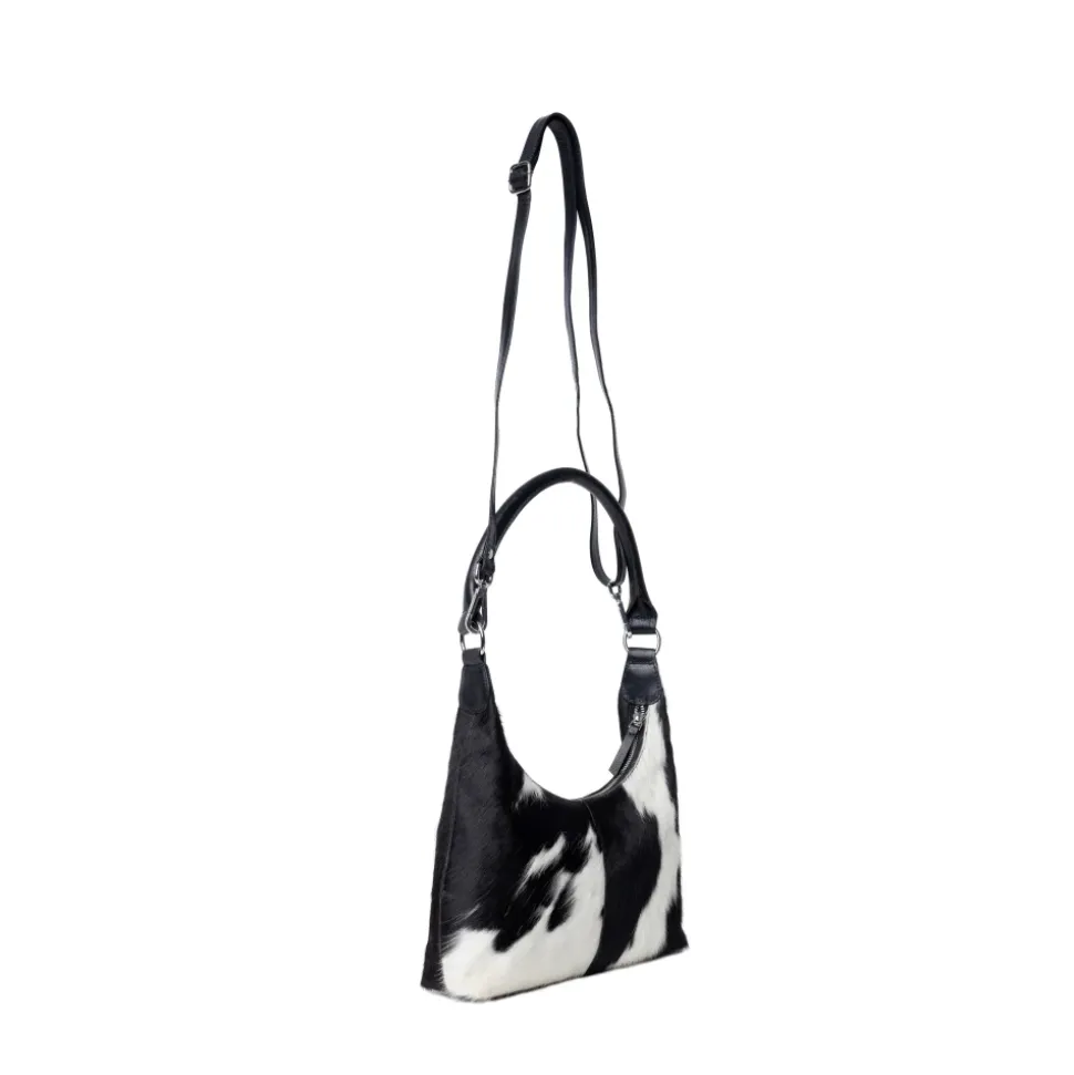 Stilvolle Ko-Print Schultertasche