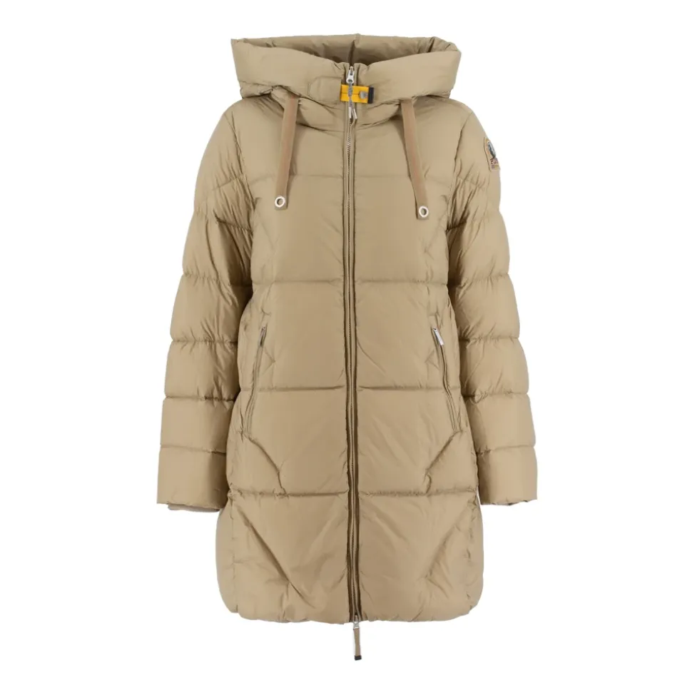 Stilvolle Lange Jacke mit Doppelreißverschluss