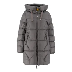 Stilvolle Lange Jacke mit Doppelreißverschluss