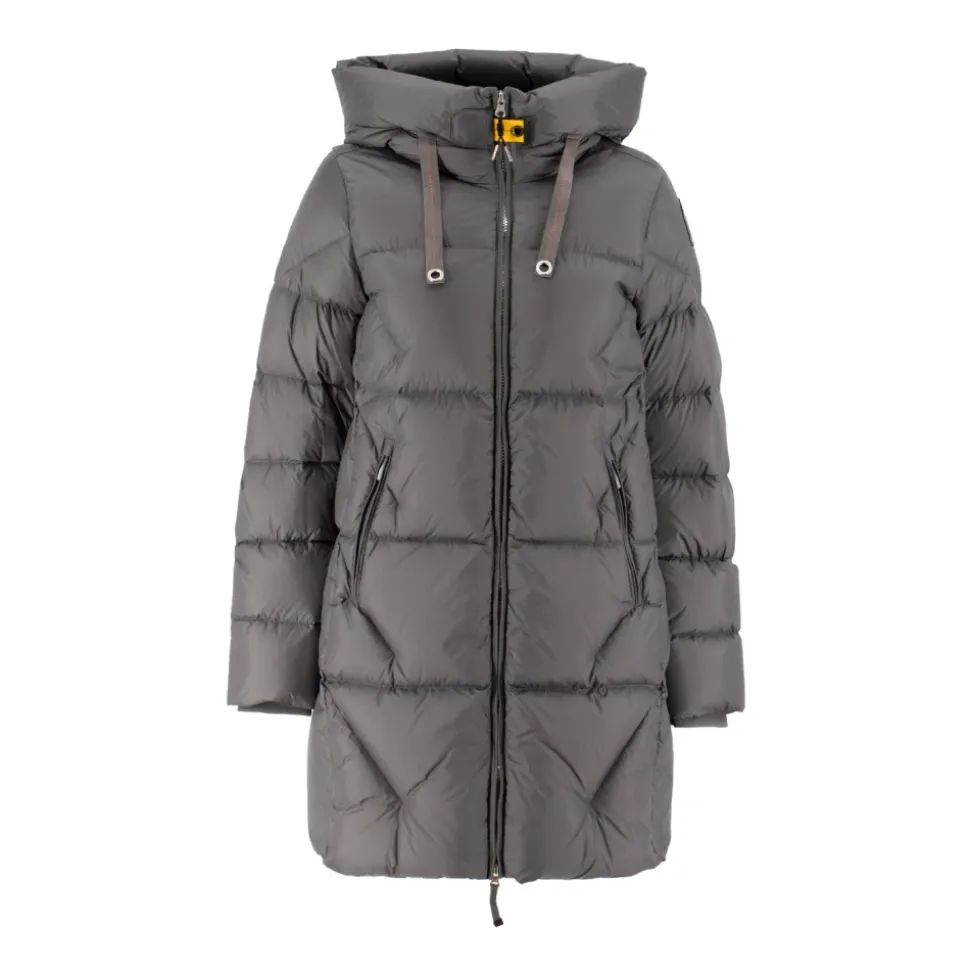 Stilvolle Lange Jacke mit Doppelreißverschluss