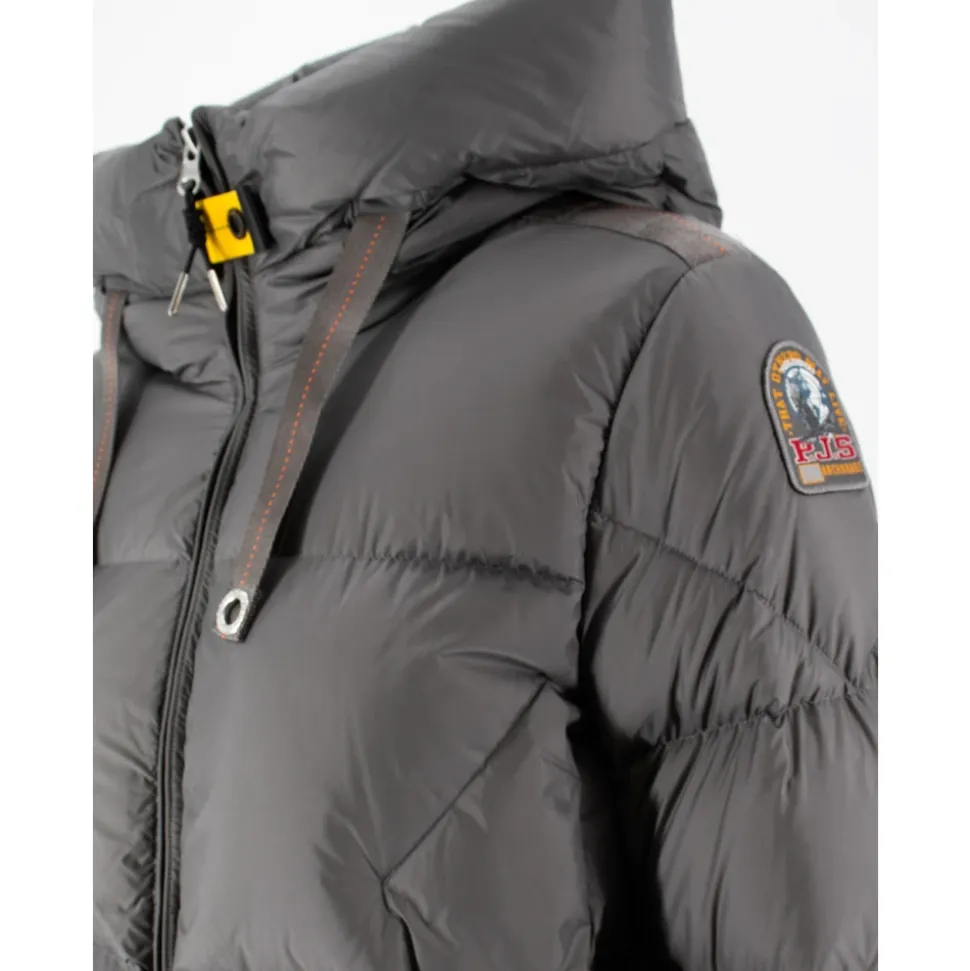 Stilvolle Lange Jacke mit Doppelreißverschluss
