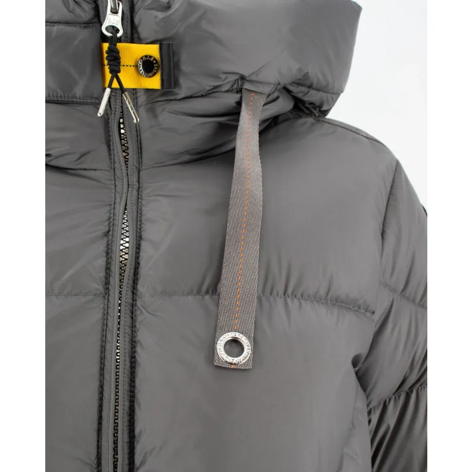 Stilvolle Lange Jacke mit Doppelreißverschluss