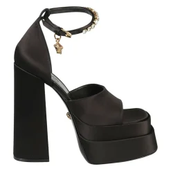 Strass Fabric Sandals