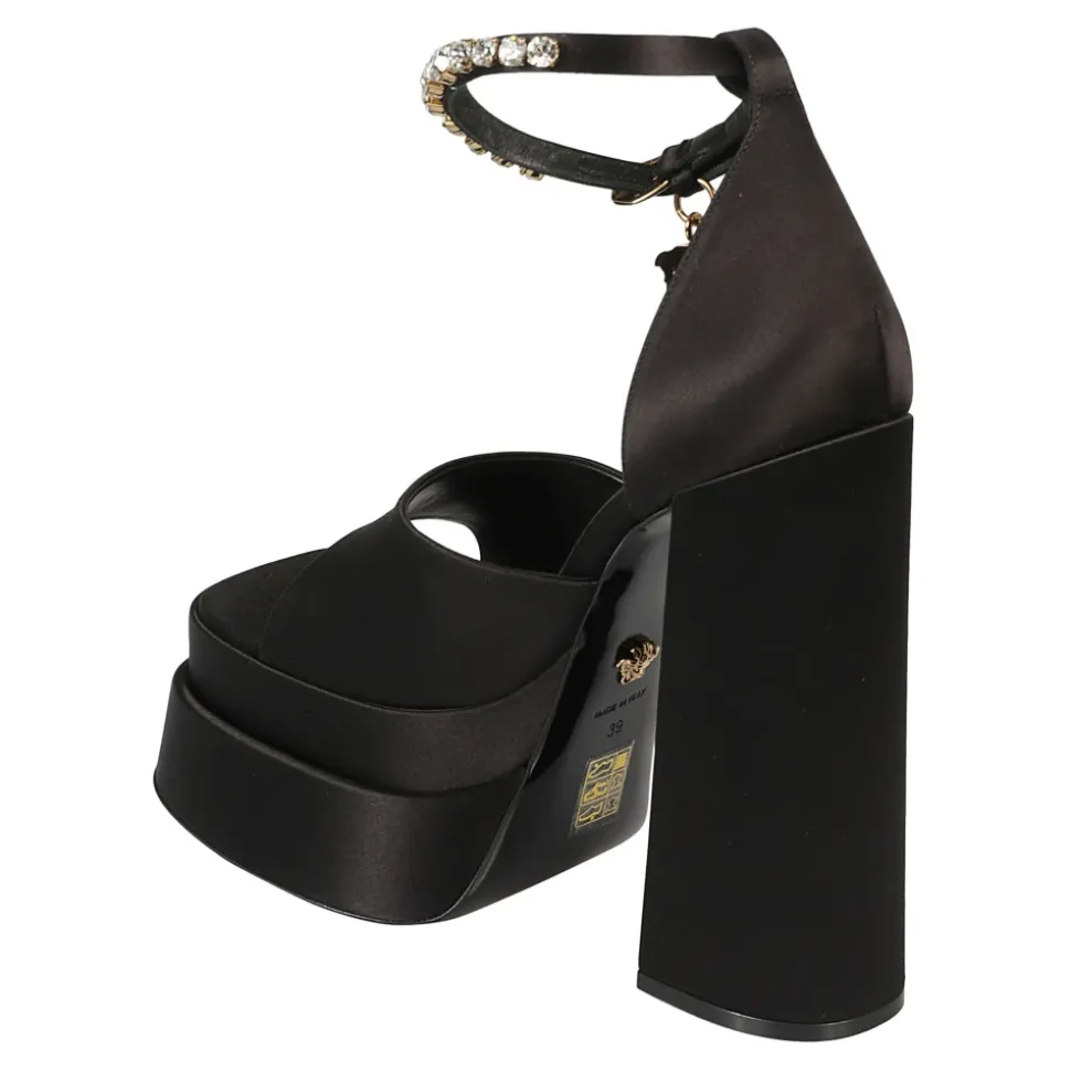 Strass Fabric Sandals