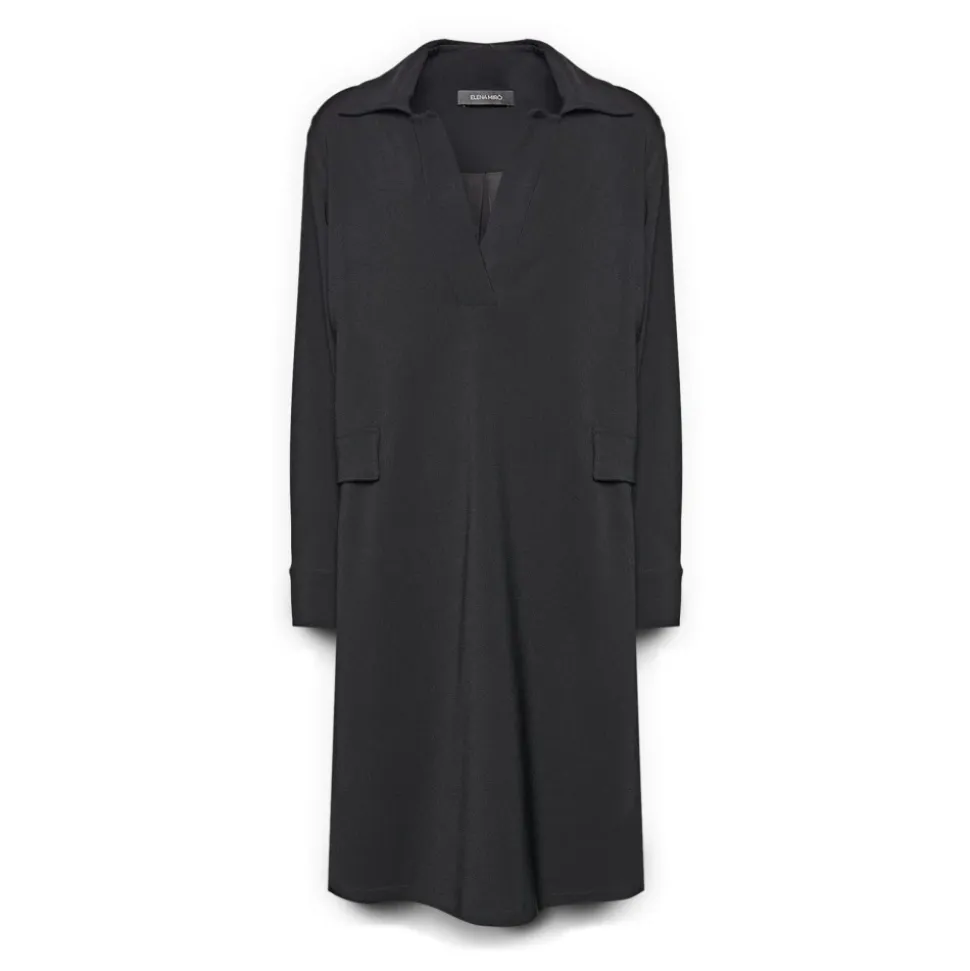 Stretch Cady Kleid