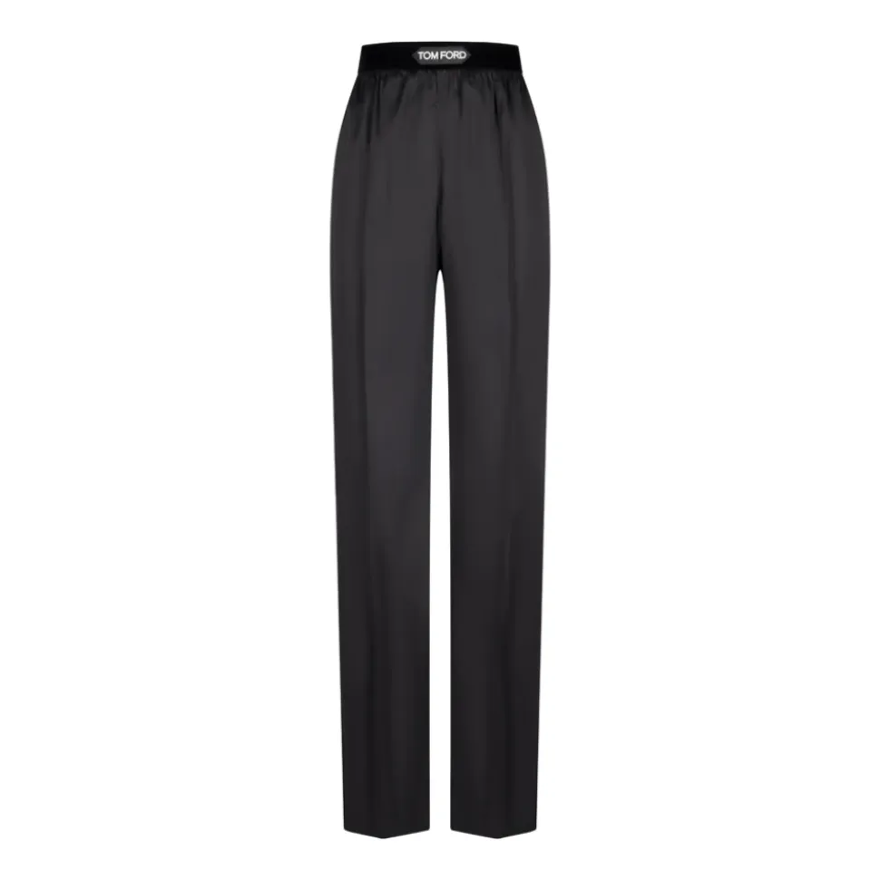 Stretch Seidensatin-Pyjamahose