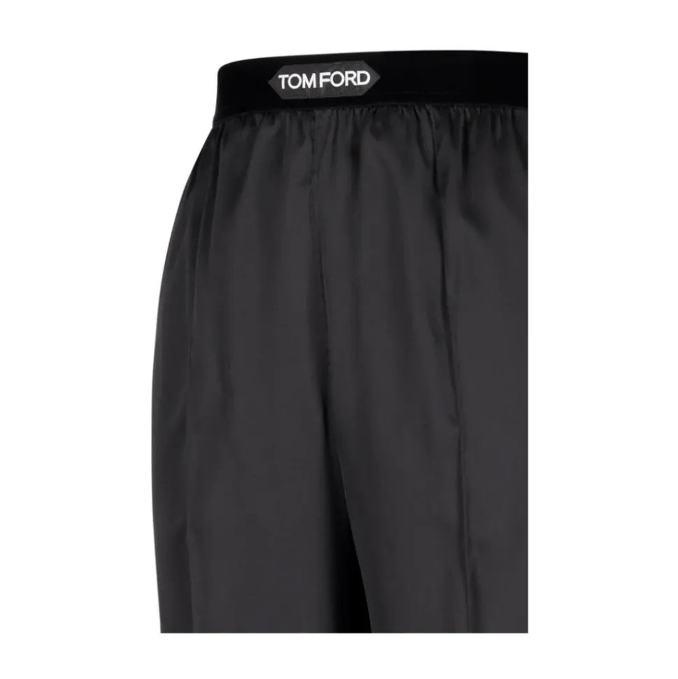 Stretch Seidensatin-Pyjamahose