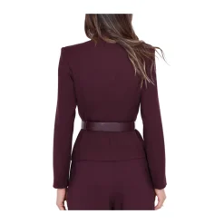 Strukturierter Blazer mit Gürtel