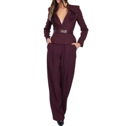 Strukturierter Blazer mit Gürtel