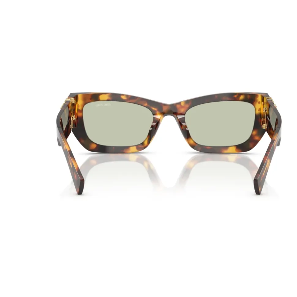 Stylische Sonnenbrille in Havana Grün