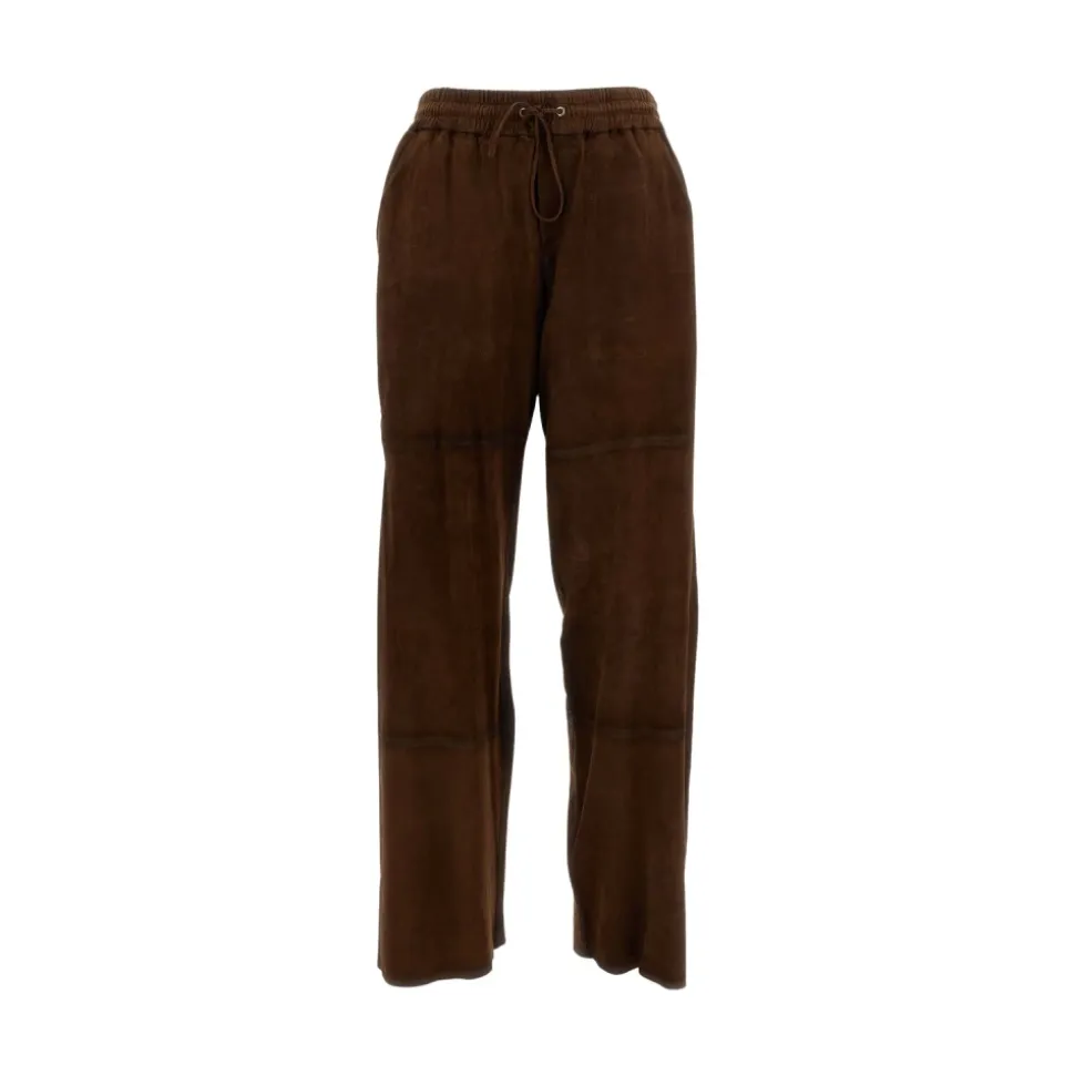 Suede Sweatpants