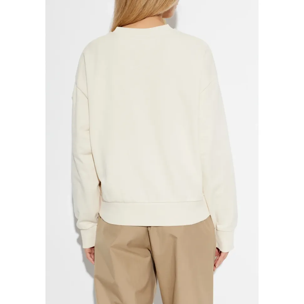 Sweatshirt mit aufgesticktem Logo