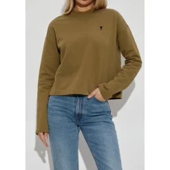 Sweatshirt mit gesticktem Logo