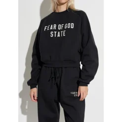 Sweatshirt mit gesticktem Logo