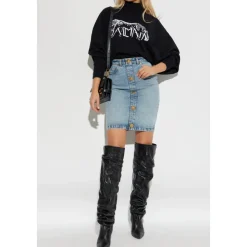 Sweatshirt mit Stehkragen