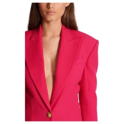 Taillierter Blazer mit 2 Knöpfen und betonter Taille