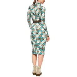 Tailliertes Langarmshirt mit Rollkragen